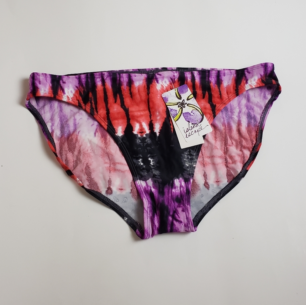 Island escape swim bikini bottom